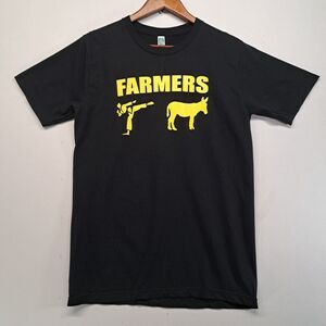 Farm Aid 2017 Concert Tee Medium Willie Nelson Neil Young Dave Matthews Black